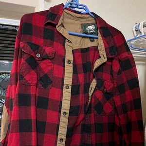 Roots plaid shirt